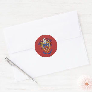 Delta Sigma Pi Official Crest Classic Round Sticker