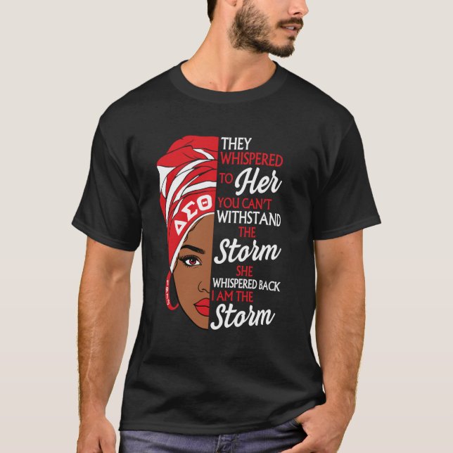 Delta Sigma Theta Sorority, Black History Month T-Shirt (Front)
