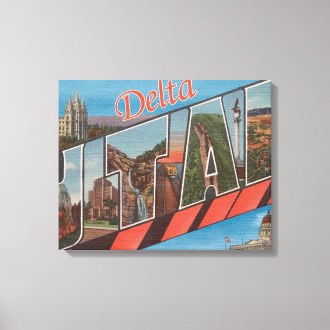 Delta, UtahLarge Letter ScenesDelta, UT Canvas Print (Front)