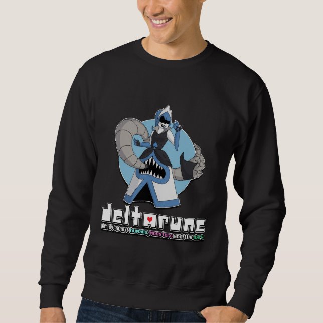 deltarune, deltarune spamton sweatshirt (Front)