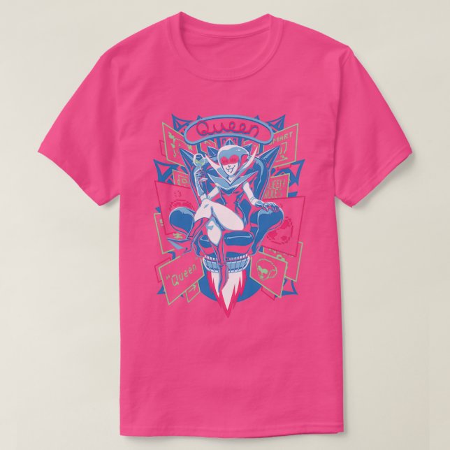 Deltarune Spamton Merch Attack Of The Killer Queen T-Shirt (Design Front)