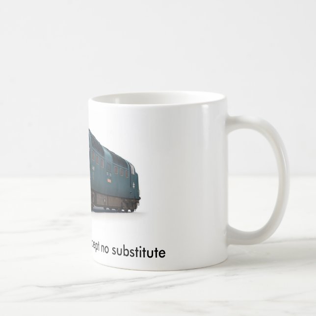Deltic Mug 'accept no substitute' (Right)
