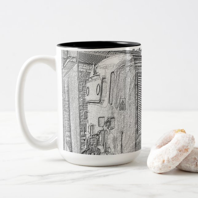 Deltic Mug Mk2 (With Donut)