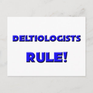Deltiologists Rule! Postcard
