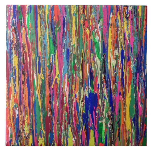 Deluge 6 x 6 Ceramic Tile (Front)