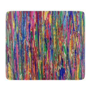 Deluge 6 x 7 Deco Glass Cutting Board
