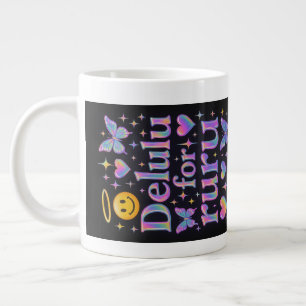 Delulu for ruru (real) - Sideways Large Coffee Mug