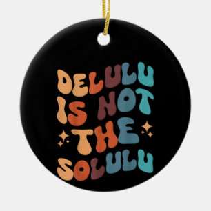 Deluluu Makes the World Go Round Ceramic Tree Decoration
