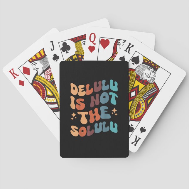 Deluluu Makes the World Go Round Playing Cards (Back)