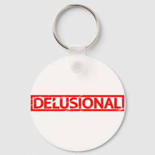 Delusional Stamp Key Ring