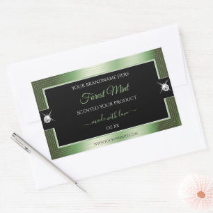 Deluxe Black Forest Green Brilliants Product Label