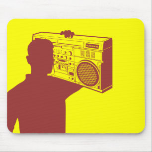Deluxe Boom Box Mousepad