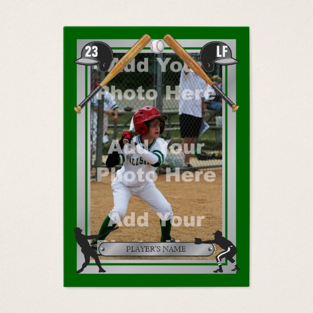 Deluxe Custom Baseball Card (Front)