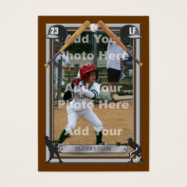 Deluxe Custom Baseball Card (Front)