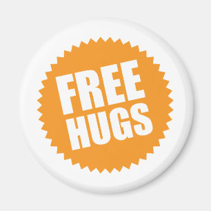 Deluxe Free Hugs Magnet