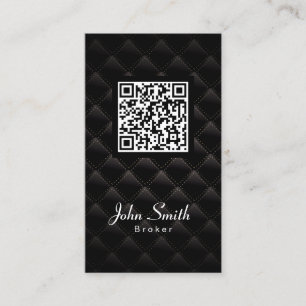 Deluxe QR Code Real Estate Broker Business Card