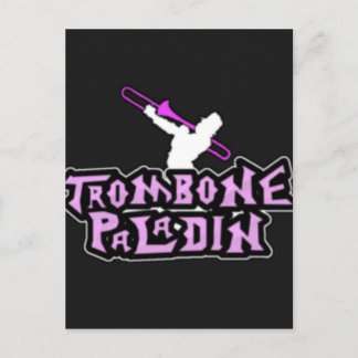 Deluxe Trombone Paladin Logo Postcard