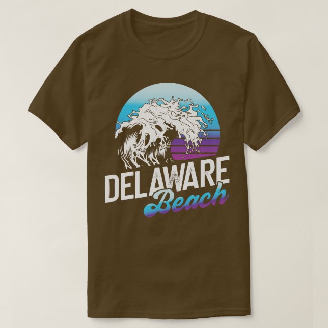 Delware Beach T-Shirt (Design Front)