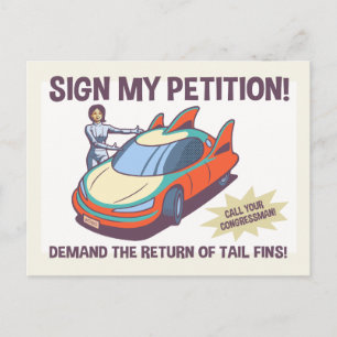 Demand Fins! Postcard