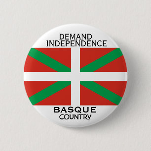 Demand Independence for the Basque Country 6 Cm Round Badge