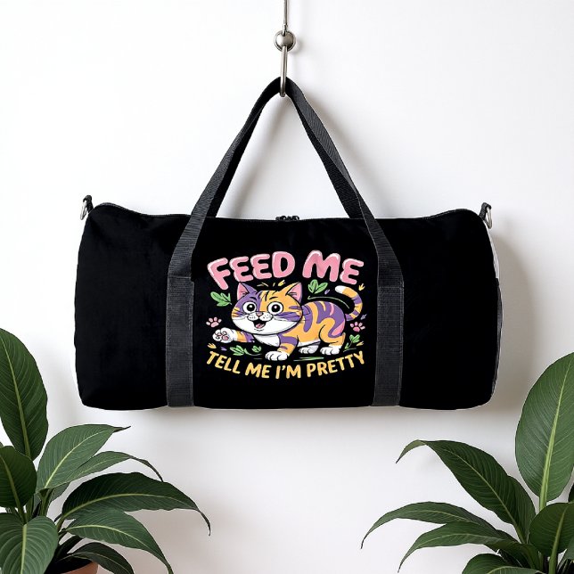 Demanding Diva Feline Duffle Bag (Creator Uploaded)