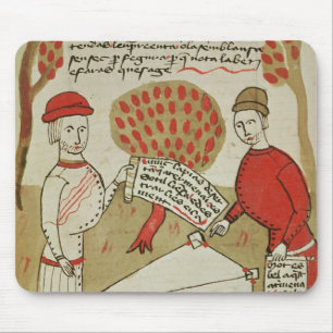Demarcation of land, from 'Traite d'Arpentage' Mouse Mat