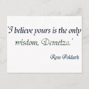 Demelza Poldark Postcard