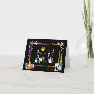 Demented Manger Scene Holiday Card