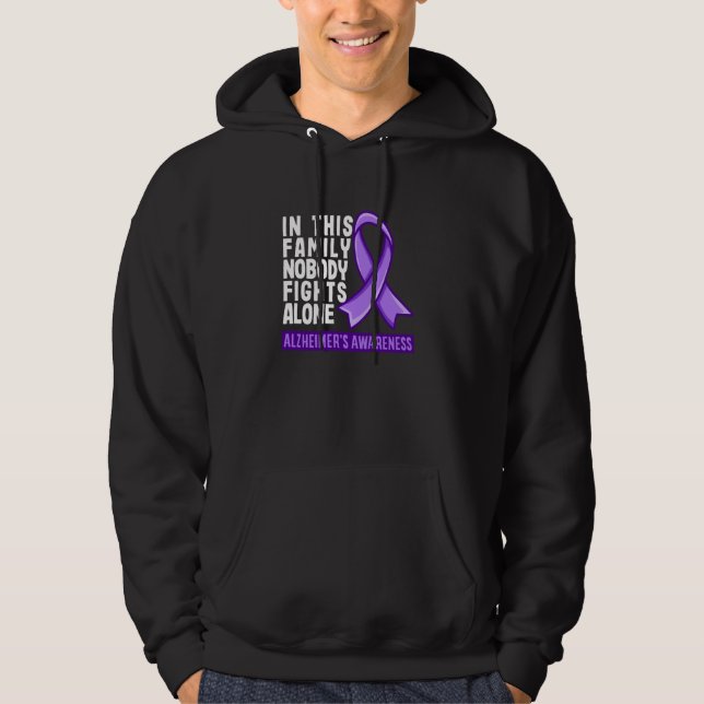Dementia ALZ Alzheimer's Awareness Hoodie (Front)