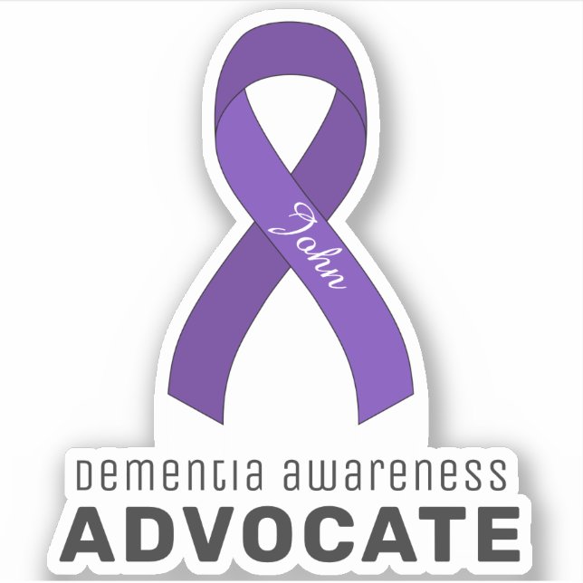 Dementia Awareness Vinyl Sticker (Front)