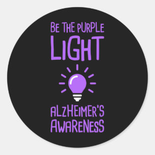 Dementia Heimer Disease Awareness 1 Classic Round Sticker