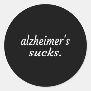 Dementia Heimer Disease Awareness 1 Classic Round Sticker