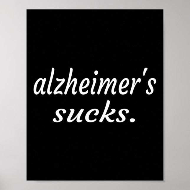 Dementia Heimer Disease Awareness 1  Poster (Front)