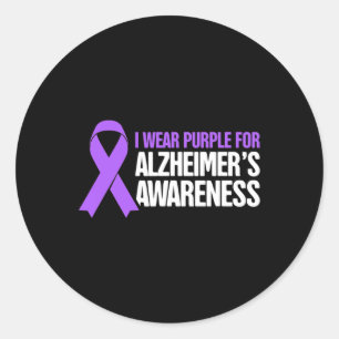 Dementia Heimer Disease Awareness 3 Classic Round Sticker