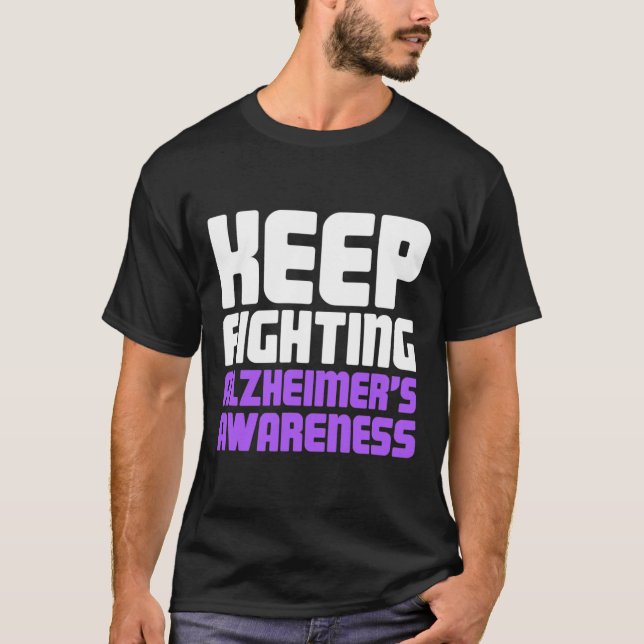 Dementia Heimer Disease Awareness 5  T-Shirt (Front)
