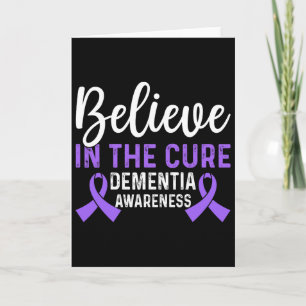 Dementia Heimerheimers Awareness Memory Loss Purpl Card
