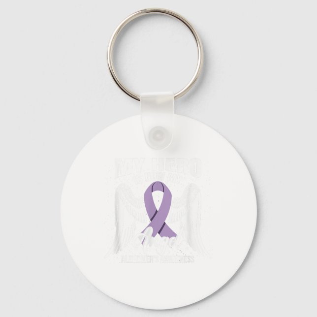 Dementia Heimers Awareness _1  Key Ring (Front)