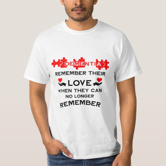 Dementia Hope For A Cure T-Shirt (Front)