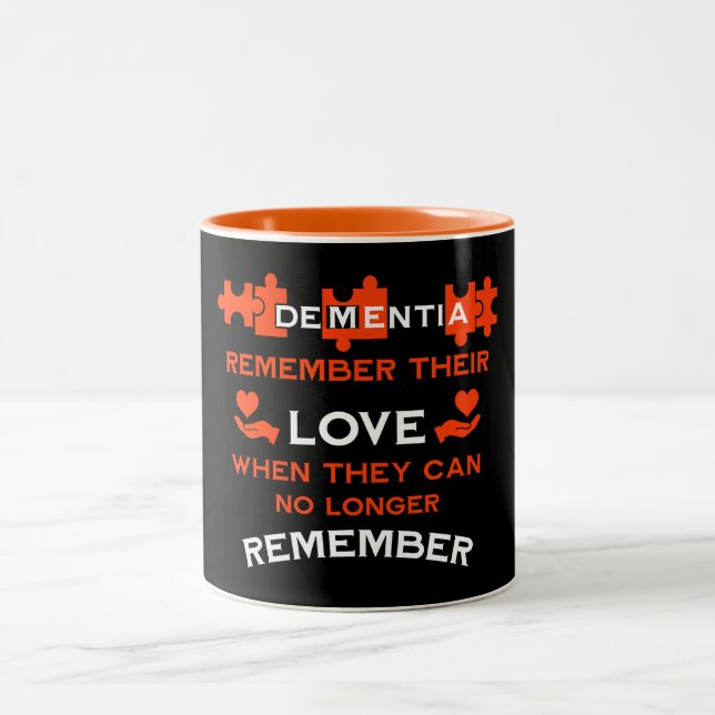 Dementia Hope For A Cure Two-Tone Coffee Mug (Center)