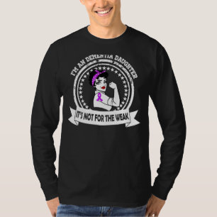 Dementia I'm An Dementia Daughter Purple Ribbon T-Shirt