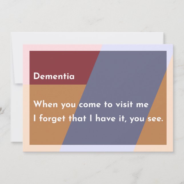 Dementia Thank You Card (Front)