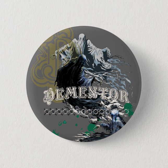 DEMENTOR™ 6 CM ROUND BADGE (Front)