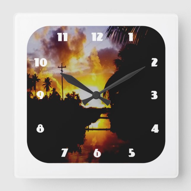 Demerara Sunrise Clock (Front)