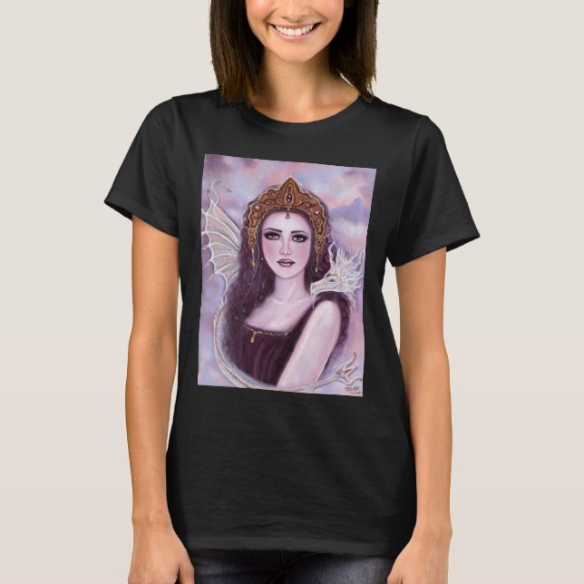 Demeter goddess with serpent by Renee Lavoie   T-Shirt (Front)