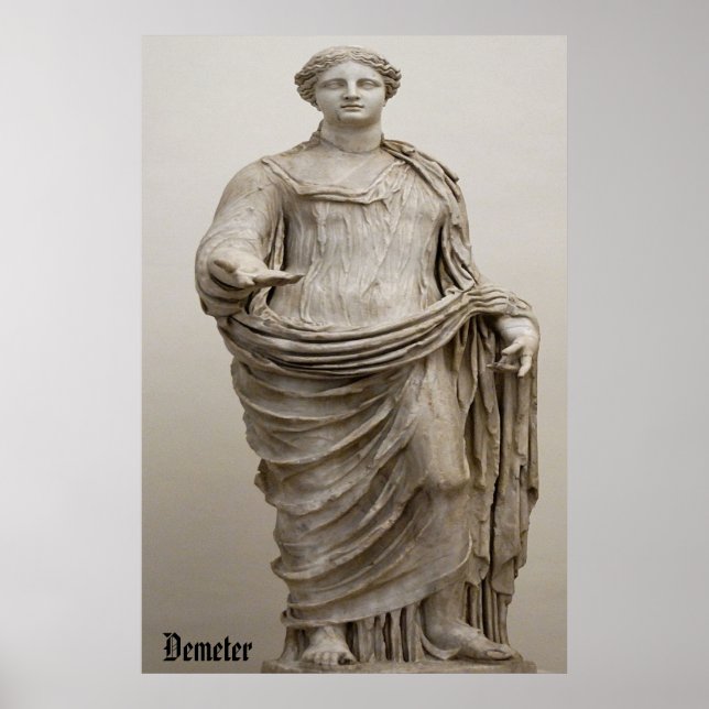 Demeter  / Greek Goddess / Poster (Front)