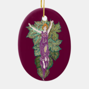 Autumn Fantasy Christmas Tree Decorations Ornaments Zazzle Co Uk