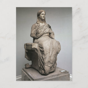 Demeter, statue from Knidos, Asia Minor, c.350BC Postcard
