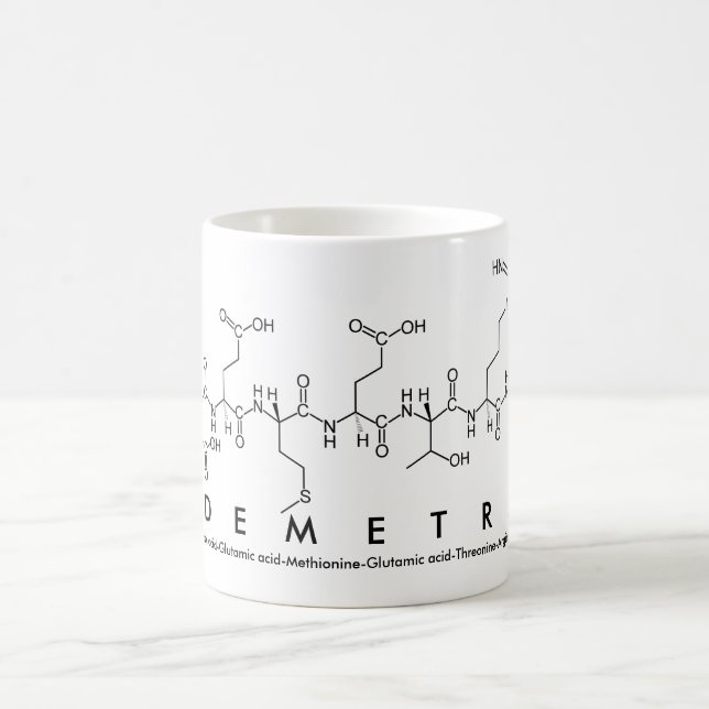 Demetra peptide name mug (Center)