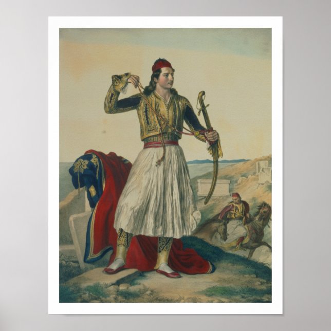 Demetrius Mavromichalis, a Greek soldier and patri Poster (Front)