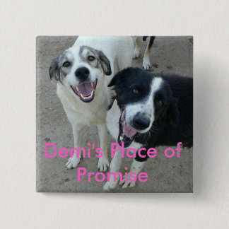 Demi 15 Cm Square Badge
